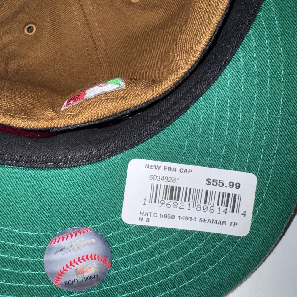 New Era Seattle mariners fitted hat club Brown 8